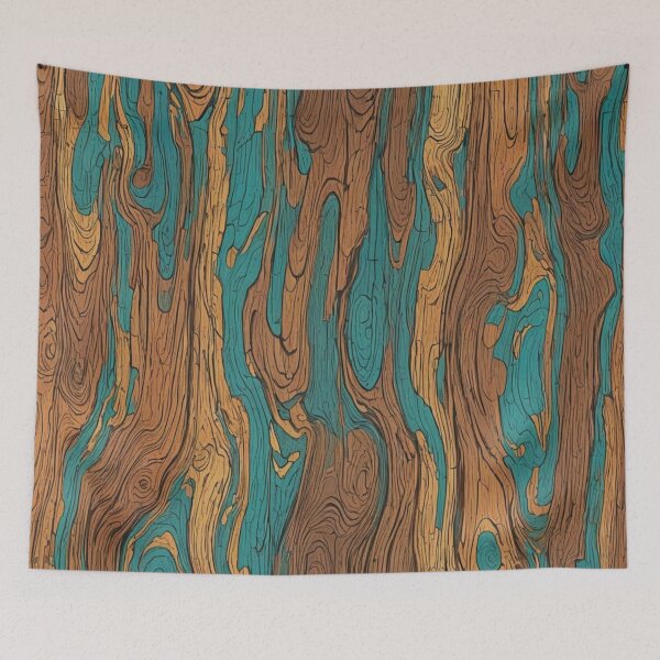 Item preview, Abstract Colorful Wood Grain Pattern designed and sold by calibrit.
