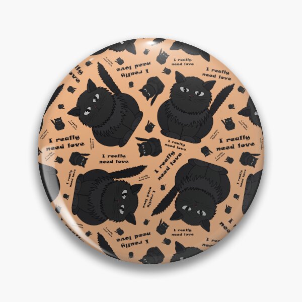 Item preview, Pattern with a cat that needs love designed and sold by Cherevan.