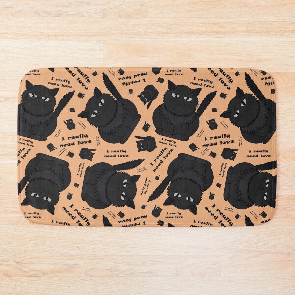 Item preview, Pattern with a cat that needs love designed and sold by Cherevan.