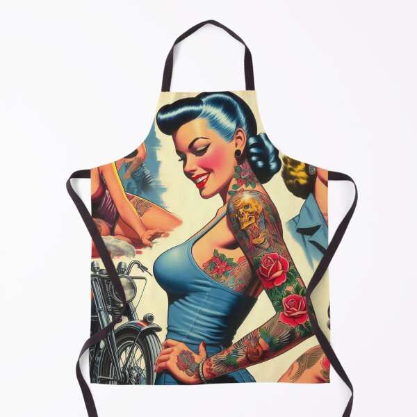 Item preview, Cute Inked Pin-up designed and sold by PulpVintage.