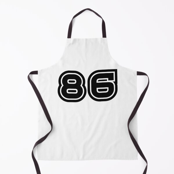 Item preview, 86, eighty-six, black, sport designed and sold by Numbers-Art.