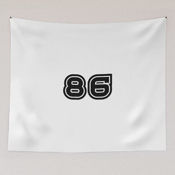 Item preview, 86, eighty-six, black, sport designed and sold by Numbers-Art.