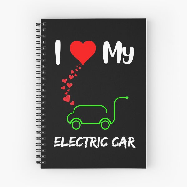 Item preview, I love electric cars funny electric vehicle owner heart  designed and sold by Artstastic.