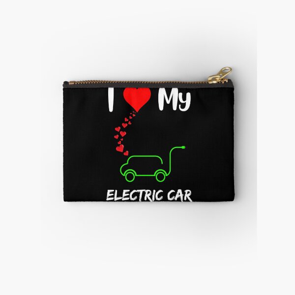 Item preview, I love electric cars funny electric vehicle owner heart  designed and sold by Artstastic.