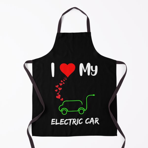 Item preview, I love electric cars funny electric vehicle owner heart designed and sold by Artstastic.