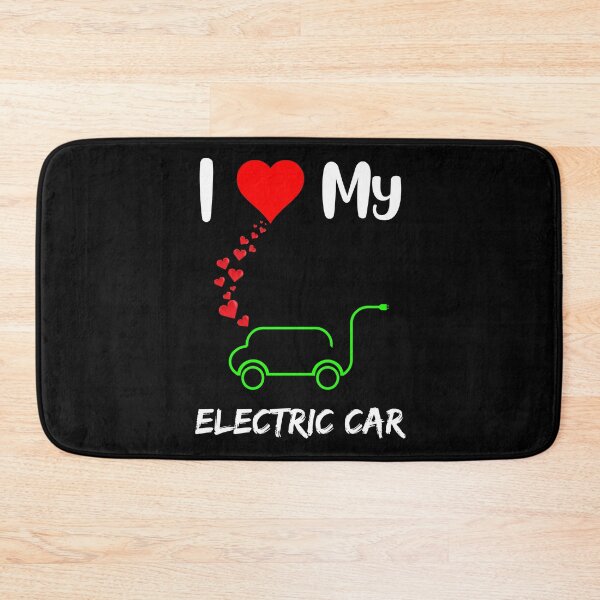 Item preview, I love electric cars funny electric vehicle owner heart  designed and sold by Artstastic.
