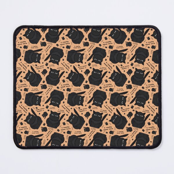 Item preview, Pattern with a cat that needs love designed and sold by Cherevan.