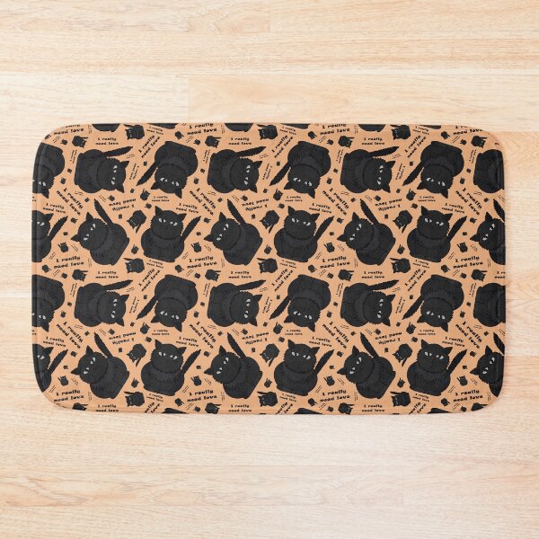 Item preview, Pattern with a cat that needs love designed and sold by Cherevan.