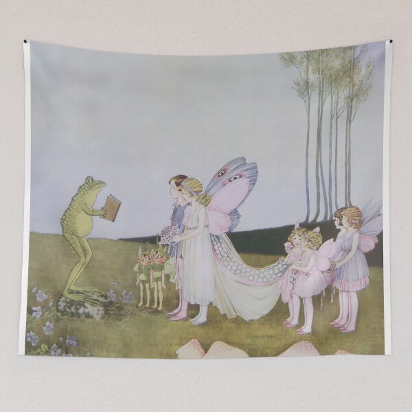 Item preview, Fairy Ceremony by Australian Artist Ida Rentoul Outhwaite designed and sold by OddPopnyc.