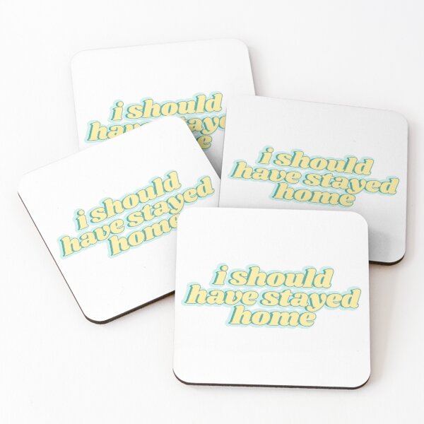 Item preview, I should have stayed home bubble letters designed and sold by Kaylagwill.