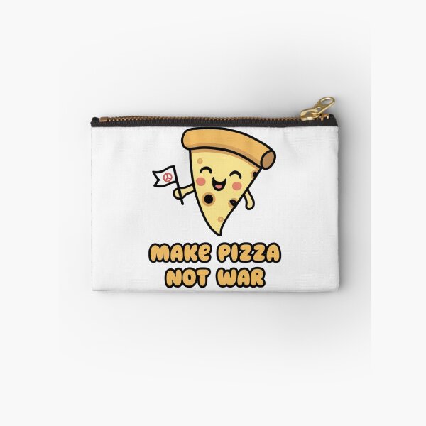 Item preview, Make Pizza Not War - Kawaii designed and sold by Rockin-Rainbow.