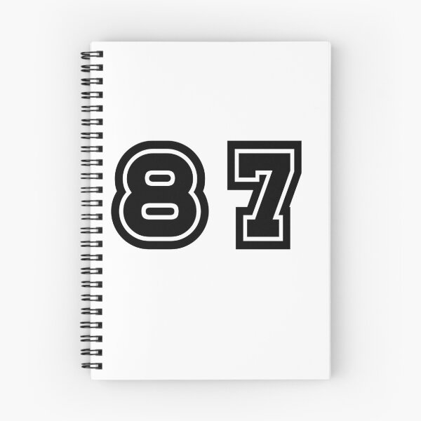 Item preview, 87, eighty-seven, black, sport designed and sold by Numbers-Art.
