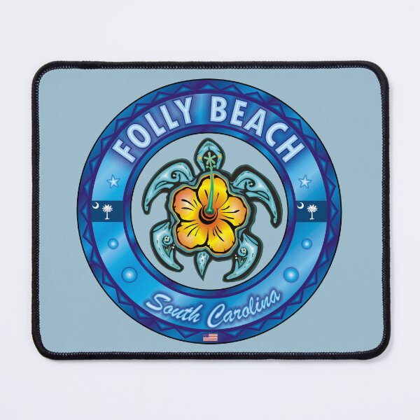 Item preview, Folly Beach sea turtle hibiscus designed and sold by studioss76.
