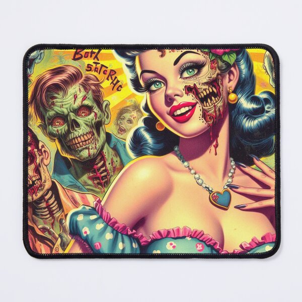 Item preview, Cute Zombie Pin-up designed and sold by PulpVintage.