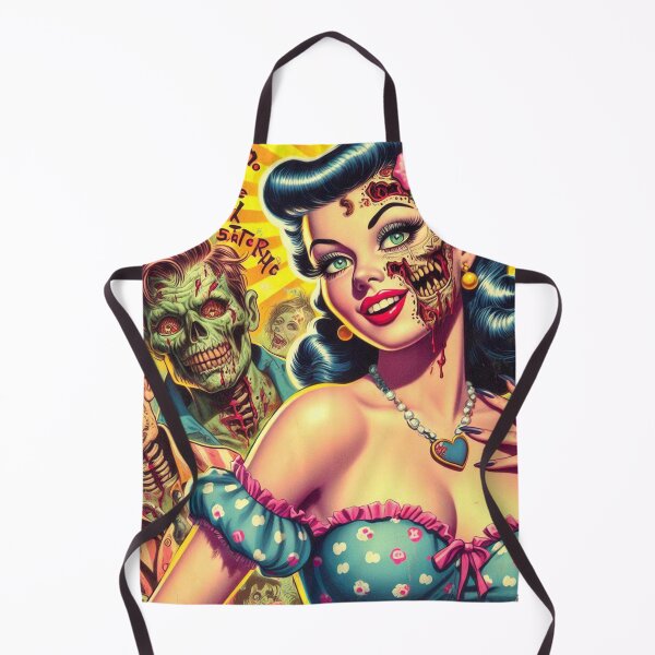 Item preview, Cute Zombie Pin-up designed and sold by PulpVintage.