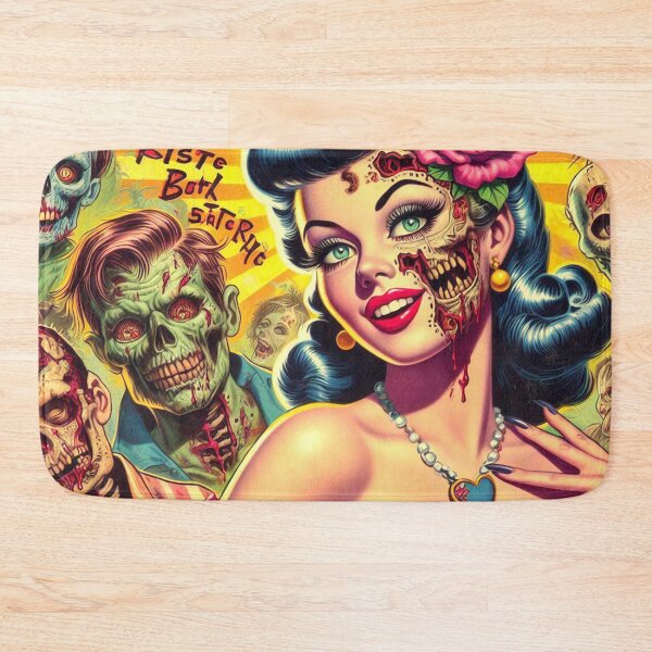Item preview, Cute Zombie Pin-up designed and sold by PulpVintage.