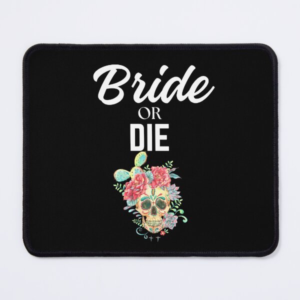 Item preview, Bride Or Die Funny Skeleton Bridal Party Wedding Day designed and sold by MagicSD Designs.