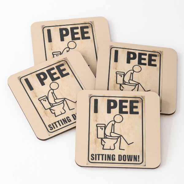 Item preview, I Pee Sitting Down designed and sold by Flirt-Teez.