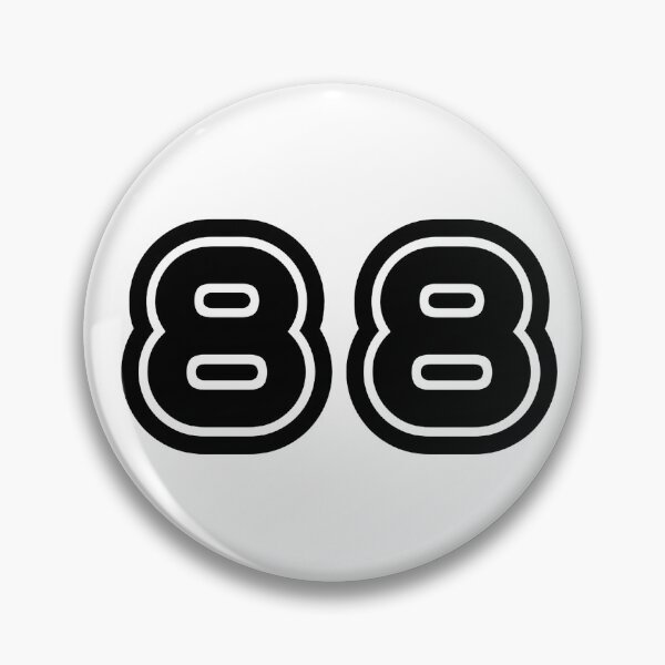 Item preview, 88, eighty-eight, black, sport designed and sold by Numbers-Art.