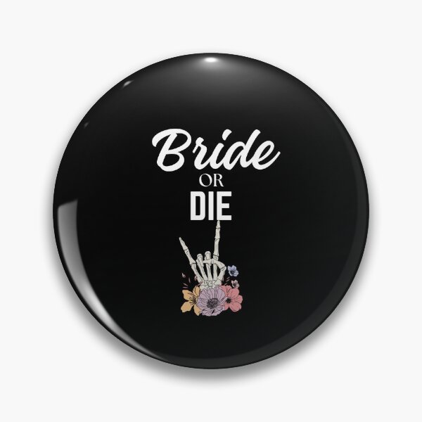 Item preview, Bride Or Die Funny Skeleton Bridal Party Wedding Day designed and sold by MagicSD Designs.
