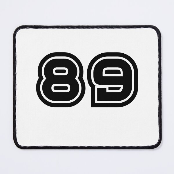 Item preview, 89, eighty-nine, black, sport designed and sold by Numbers-Art.