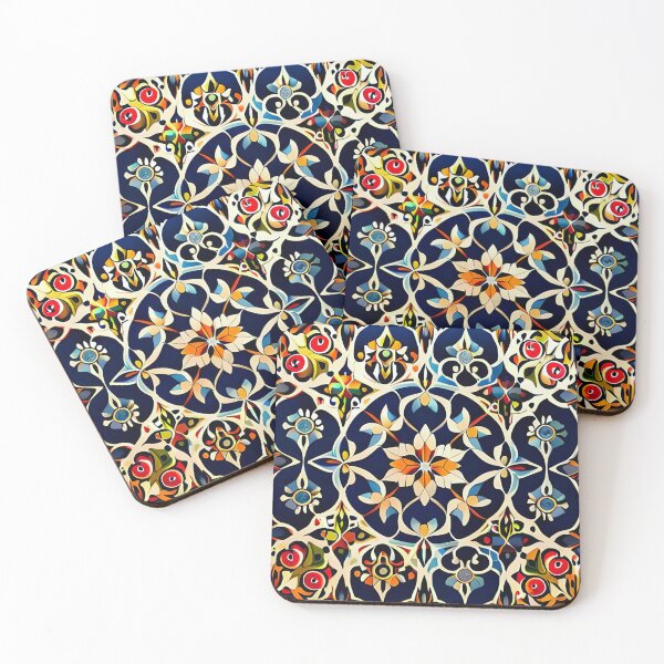 Item preview, Filigree Elegant & Royal Blue Circular Flower Mandala  designed and sold by Zeporas Castle.