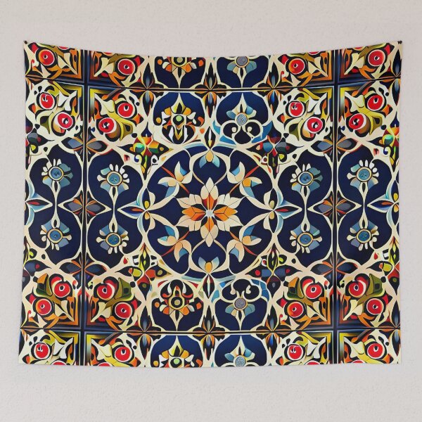 Item preview, Filigree Elegant & Royal Blue Circular Flower Mandala  designed and sold by Zeporas Castle.