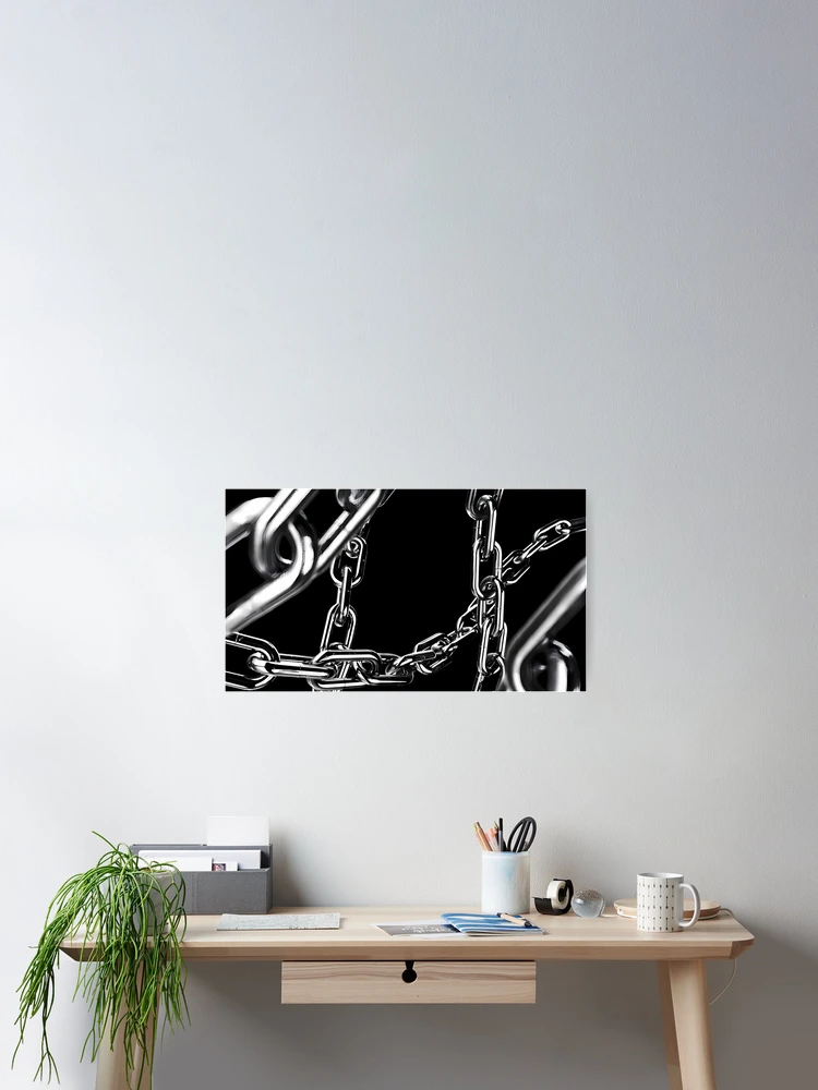 Thumbnail 2 of 3, Poster, Chains designed and sold by RUKKAI.