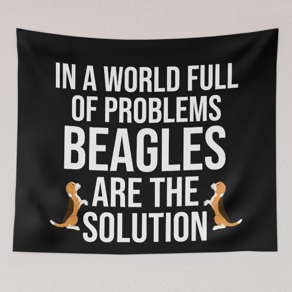 Item preview, In A World Full Of Problems Beagles Are The Solution designed and sold by TheAnimalZ00.