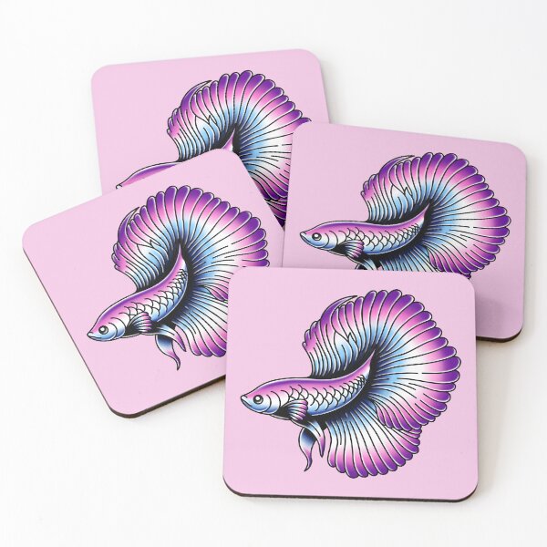 Item preview, Tattoo Style Halfmoon Betta Fish designed and sold by LipstickChick.