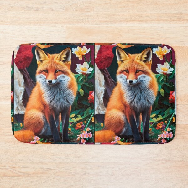 Item preview, Fox Portrait. Spring fox, fox painting, Michelangelo style designed and sold by FoxVibes.