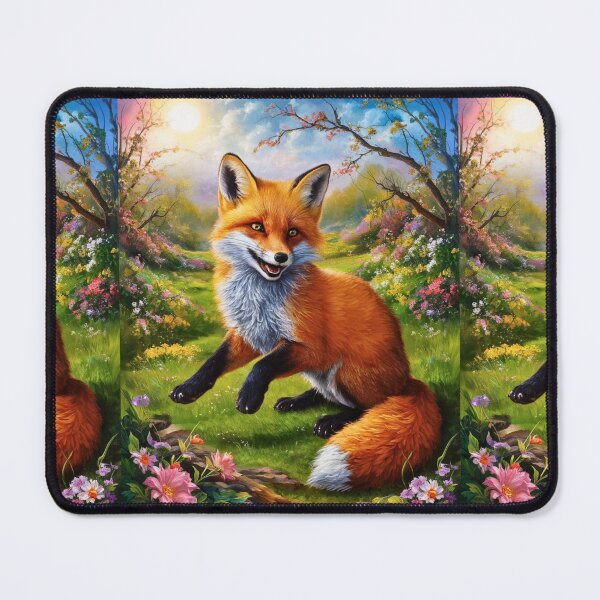 Item preview, Fox Portrait. Spring fox, fox painting, Michelangelo style designed and sold by FoxVibes.