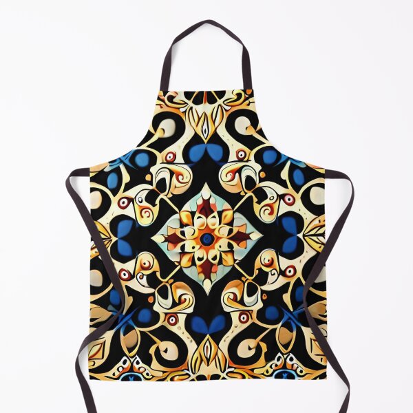 Item preview, Filigree Art Elegant & Royal Blue Accent Gold Mandala designed and sold by Zeporas Castle.