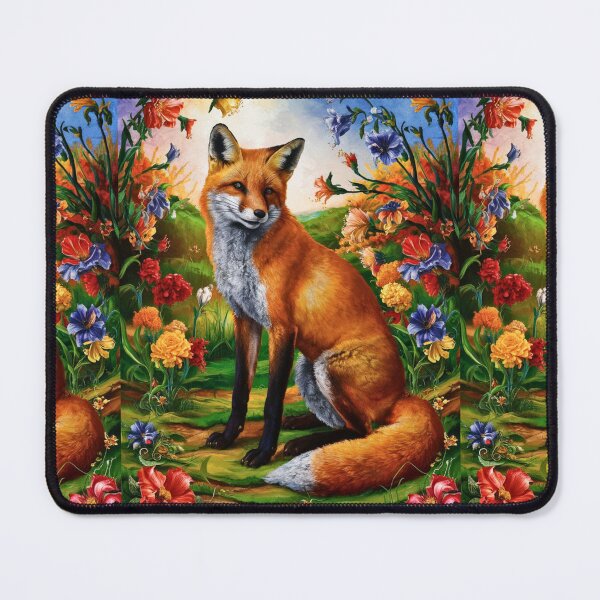 Item preview, Fox Portrait. Spring fox, fox painting, Michelangelo style designed and sold by FoxVibes.