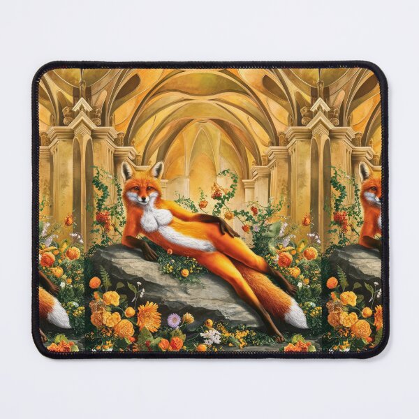 Artikelvorschau, Fuchsporträt. Frühlingsfuchs, Fuchsfigur, Fuchsgemälde, Michelangelo-Stil entworfen und verkauft von FoxVibes.