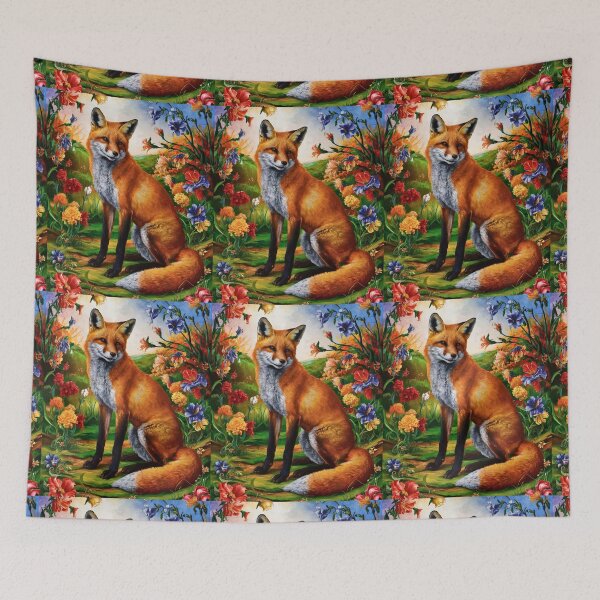 Artikelvorschau, Fuchs-Porträt. Frühlingsfuchs, Fuchs-Malerei, Michelangelo-Stil entworfen und verkauft von FoxVibes.