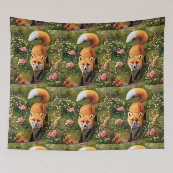 Artikelvorschau, Fuchs-Porträt. Frühlingsfuchs, Fuchs-Malerei, Michelangelo-Stil entworfen und verkauft von FoxVibes.