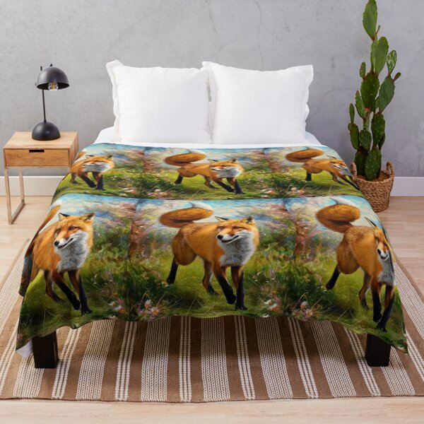 Artikelvorschau, Fuchs-Porträt. Frühlingsfuchs, Fuchs-Malerei, Michelangelo-Stil entworfen und verkauft von FoxVibes.