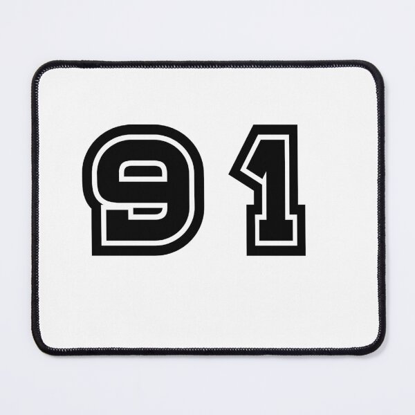Item preview, 91 ninety-one, black, sport designed and sold by Numbers-Art.