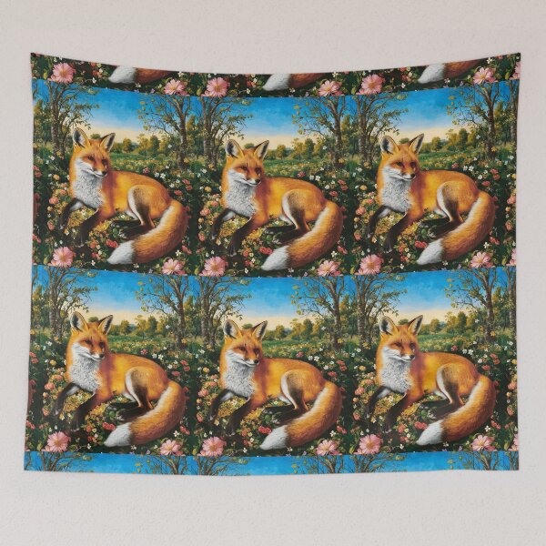 Artikelvorschau, Fuchs-Porträt. Frühlingsfuchs, Fuchs-Malerei, Michelangelo-Stil entworfen und verkauft von FoxVibes.