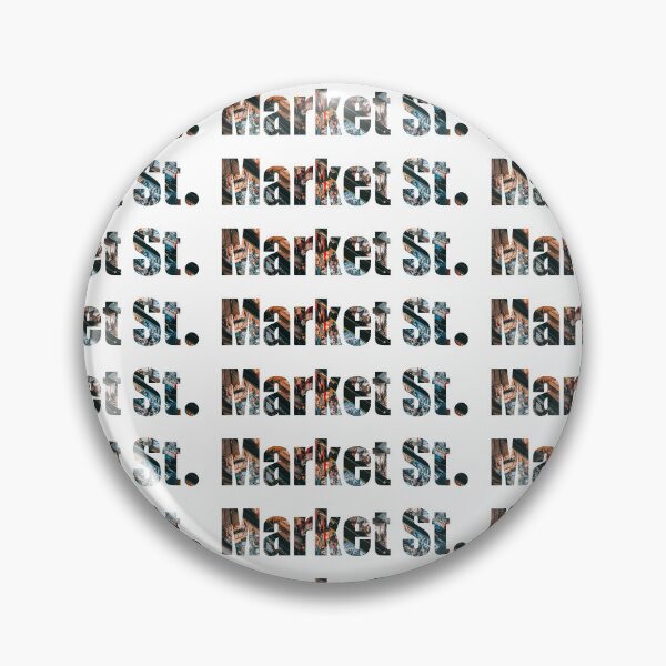Item preview, Market Street Street Name with open market background designed and sold by TheMugDirectory.