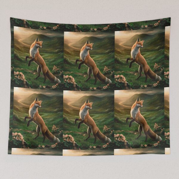 Artikelvorschau, Fuchs-Porträt. Frühlingsfuchs, Fuchs-Malerei, Michelangelo-Stil entworfen und verkauft von FoxVibes.