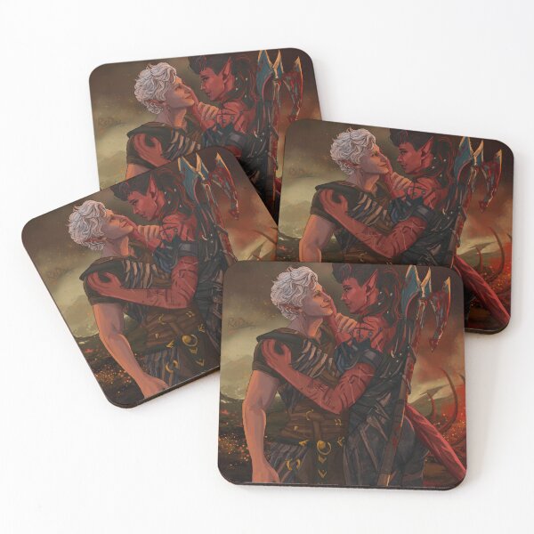 Artikelvorschau, Karlach und Astarion entworfen und verkauft von ReDreArtShop.