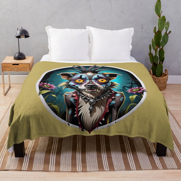Item preview, Crazy African Wild Dog Zombie designed and sold by TheArtOfPat.