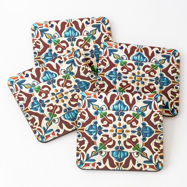 Item preview, Filigree Art Elegant & Royal Brown Four Petal Floral designed and sold by Zeporas Castle.