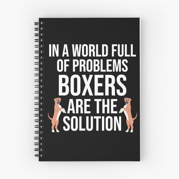 Item preview, In A World Full Of Problems Boxers Are The Solution designed and sold by TheAnimalZ00.