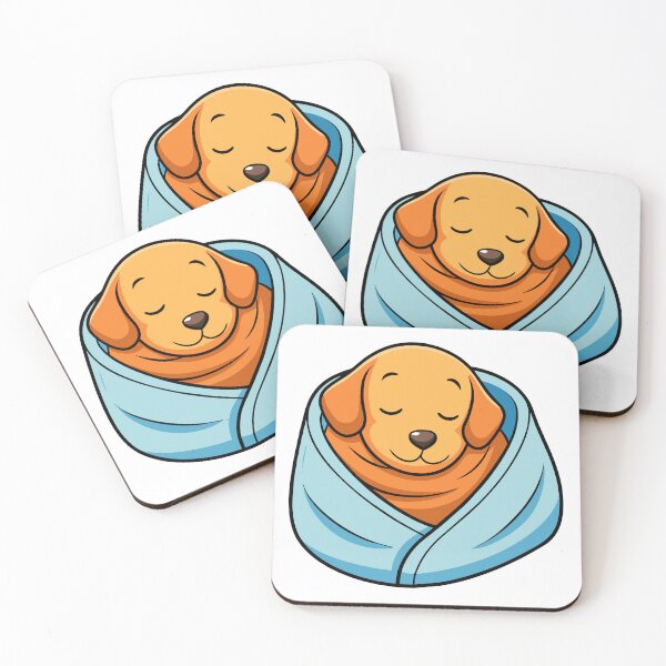 Item preview, Puppy Snuggled Up in a Blanket designed and sold by omerfdln34.
