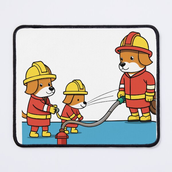 Item preview, Firefighters in a Doodle Rescue designed and sold by omerfdln34.