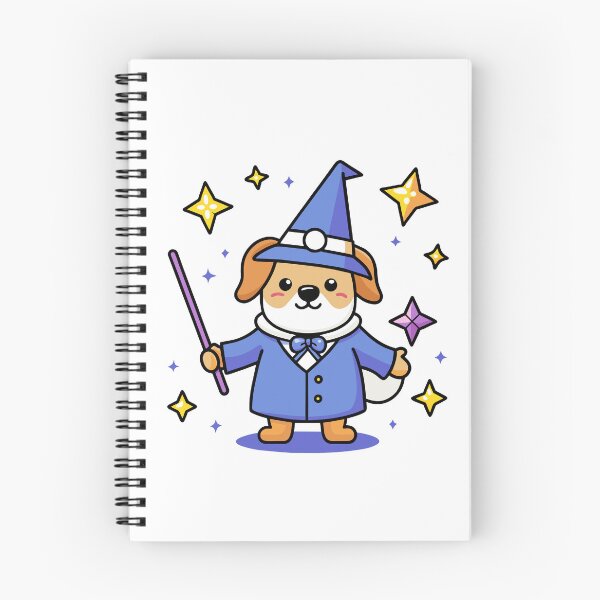Item preview, Puppy Wizard Casting Spells designed and sold by omerfdln34.