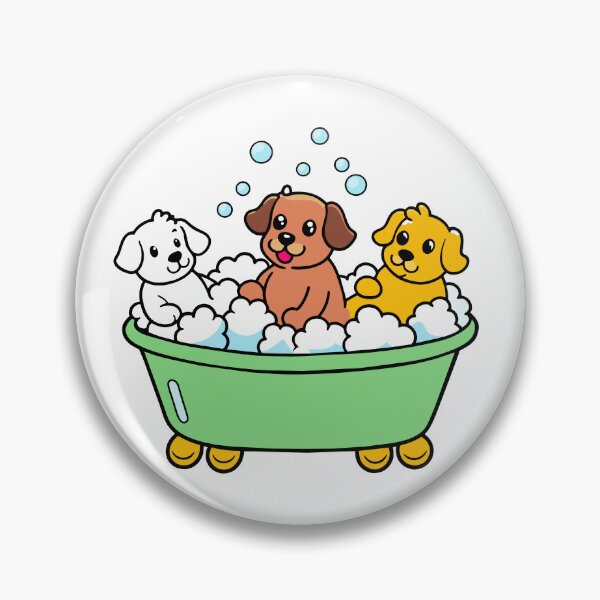 Item preview, Puppies Having a Bubble Bath designed and sold by omerfdln34.